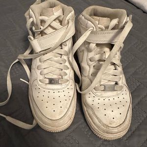 Nike Air Force one high tops youth 3.5